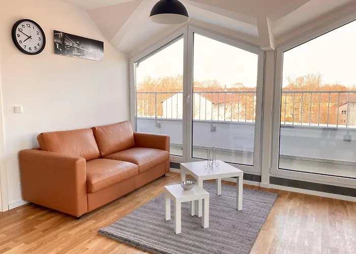民宿 Schoenes Erwachen Im Frankfurter Penthouse