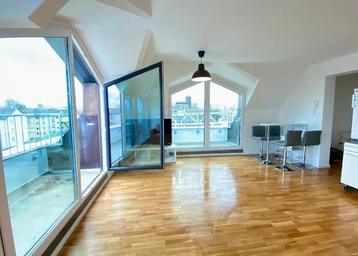 Schoenes Erwachen Im Frankfurter Penthouse 民宿 *