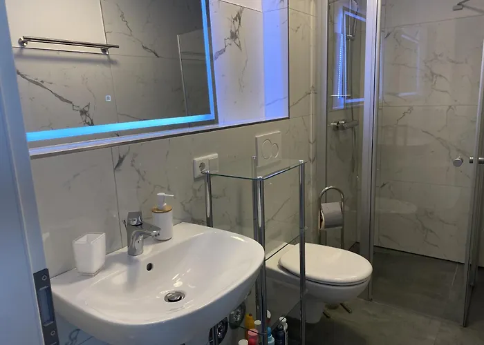 民宿 Schoenes Erwachen Im Frankfurter Penthouse 美因河畔法兰克福