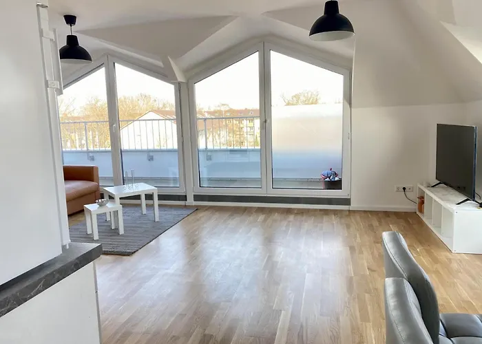 民宿 Schoenes Erwachen Im Frankfurter Penthouse *