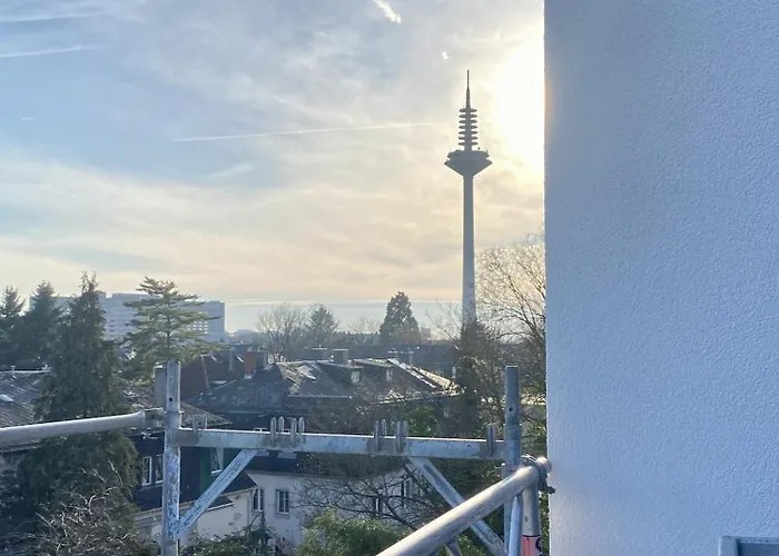 民宿 Schoenes Erwachen Im Frankfurter Penthouse